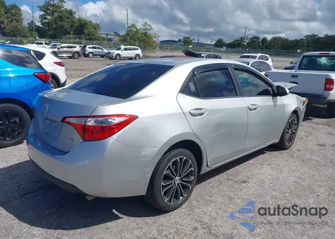 2016 Toyota Corolla Le z USA, uszkodzony, nr VIN 5YFBURHE9GP431843